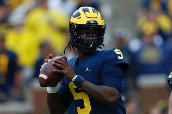 Michigan Wolverines football quarterback Joe Milton was a starter for four games last year