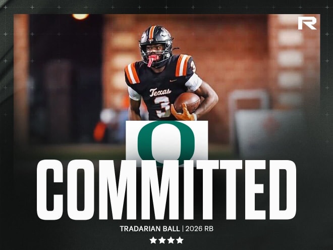 Oregon lands elite 2026 RB Tradarian Ball