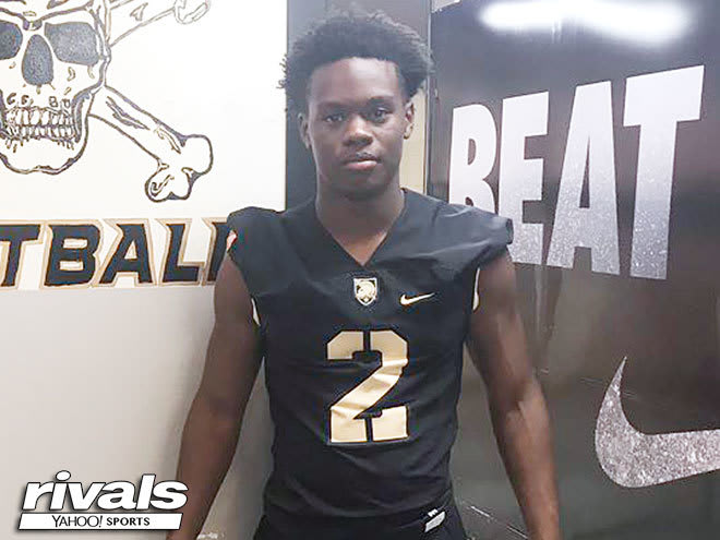 Defensive back Marquel Broughton is high on Army West Point