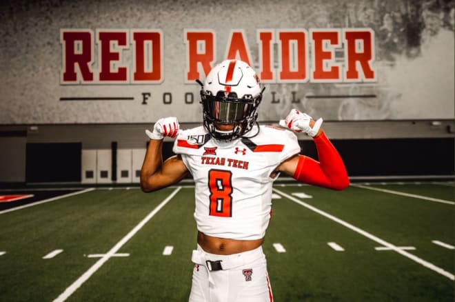 Nate Floyd on his official visit to Texas Tech