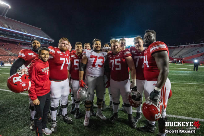 Jonah Jackson reunited with his Scarlet Knight brothers on Saturday.