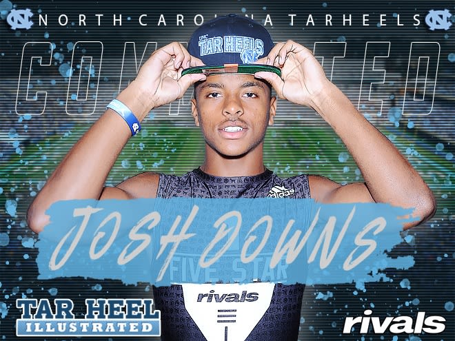 Down becomes UNC's sixth commitment for the class of 2020, the fourth of which are 4-star prospects.