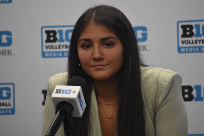 Lexi Rodriguez at Big Ten Volleyball Media Days