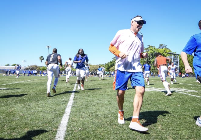 Florida coach Dan Mullen. 