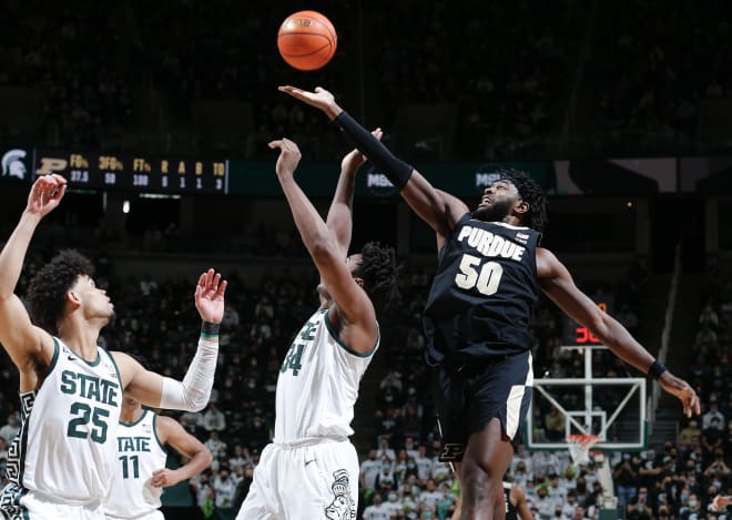 Purdue had 20 more points in the paint, but it wasn't quite enough. 