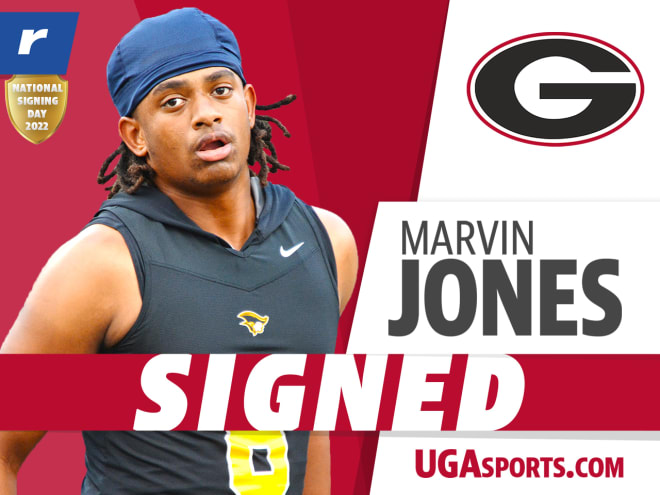 Marvin Jones Jr. signs with the Georgia Bulldogs