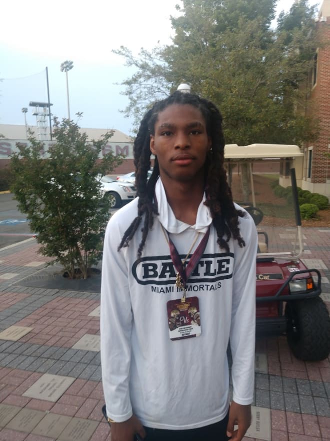 LB/S Keyshawn Washington says FSU is on top, even though he's still committed to Miami.