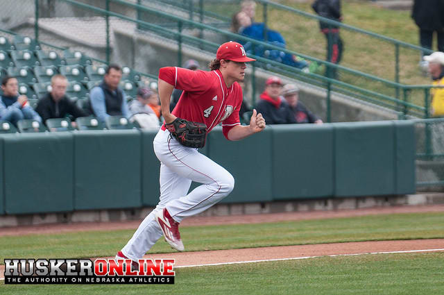 Jake Meyers had a two-run double to help lead the Huskers to a 5-4 game two victory
