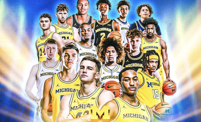 Michigan men's basketball roster on sale