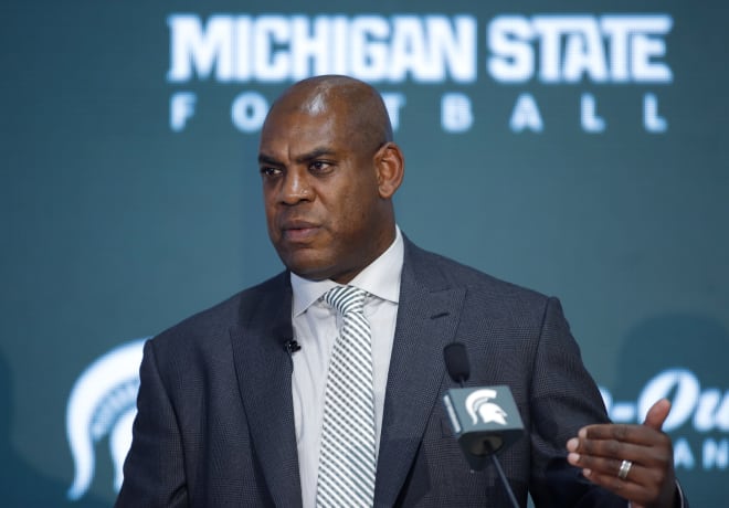 Michigan State's Mel Tucker is one of five Big Ten coaches to have seen his program shut down this summer because of a virus outbreak.