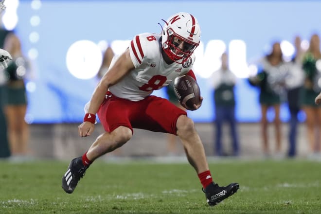 Backup quarterback Logan Smothers did his part while filling in for Martinez for a drive.