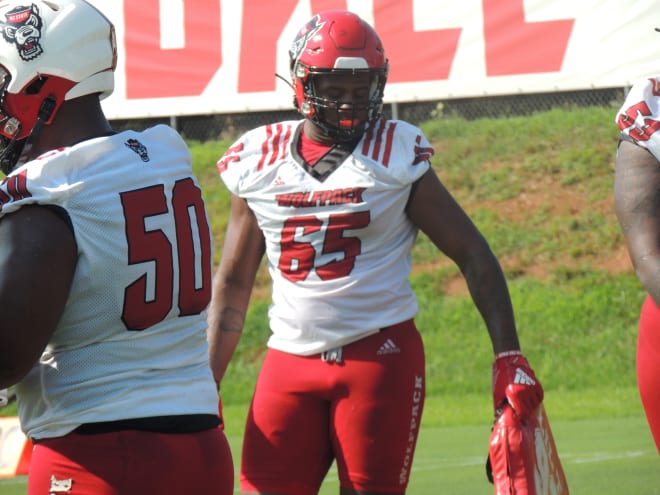 Redshirt freshman right tackle Jacarrius Peak was moved into the first string for the Clemson game on Saturday.