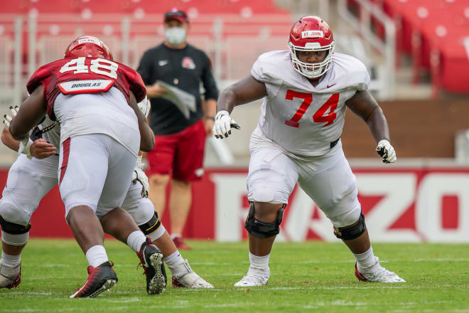 Arkansas OL Jalen St. John