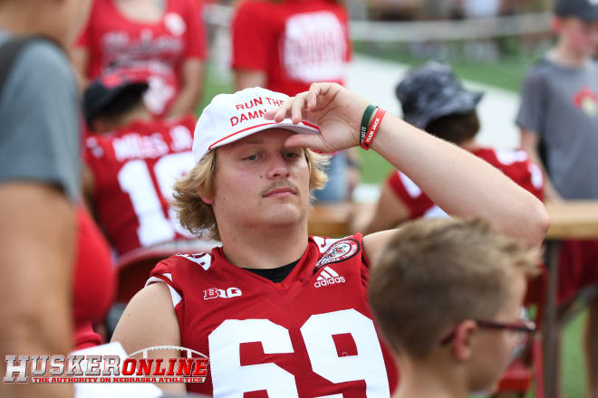 Nebraska left tackle Turner Corcoran. 