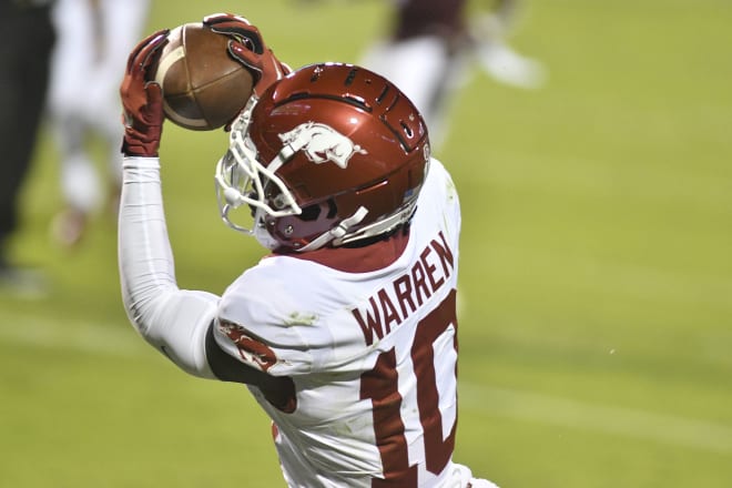 De'Vion Warren is coming off a 100-yard performance against Mississippi State.