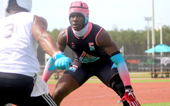 Alabama athlete Shemar James holds a Michigan Wolverines football recruiting offer from Jim Harbaugh.