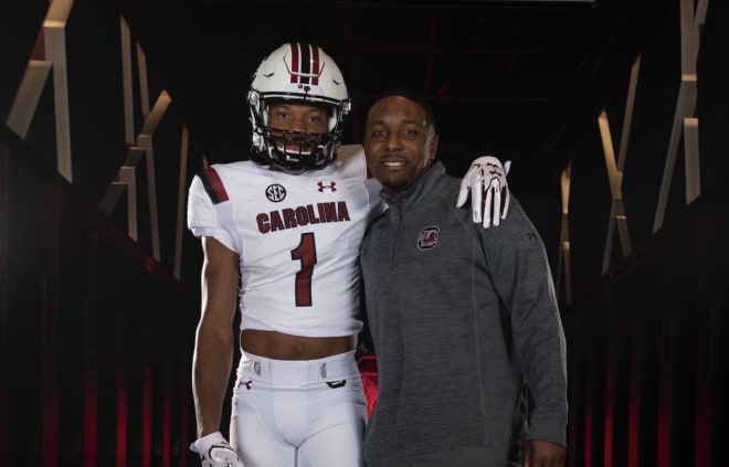 Four-star WR Rico Powers visited South Carolina over the weekend.