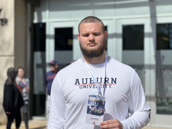 Clay Wedin was on campus at Auburn March 18-19.