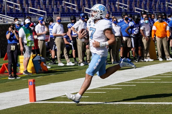 Sam Howell isn't just a gunslinger, there is much more to what he does for the Tar Heels.