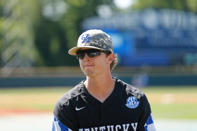 UK shortstop Connor Heady. Photo by Derek Terry/Cats Illustrated