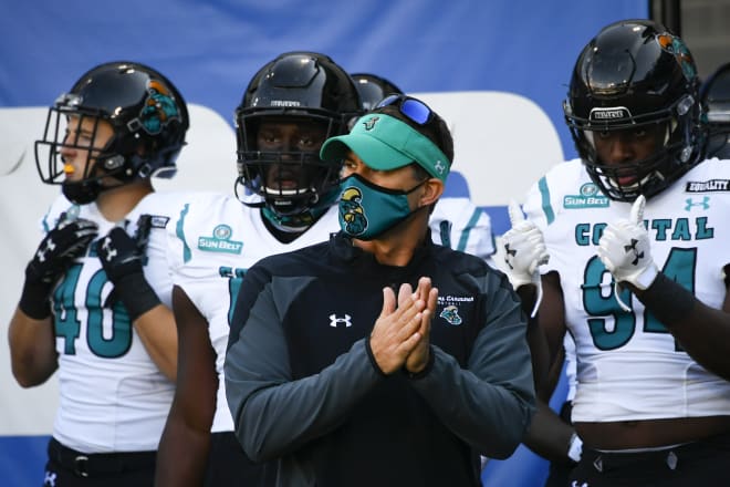 Coastal Carolina coach Jamey Chadwell