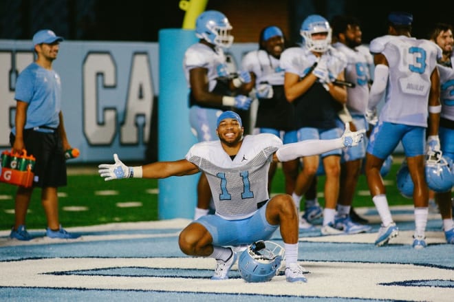 If Myles Wolfok and the Tar Heels are having fun well into fall camp, a season is on the horizon.