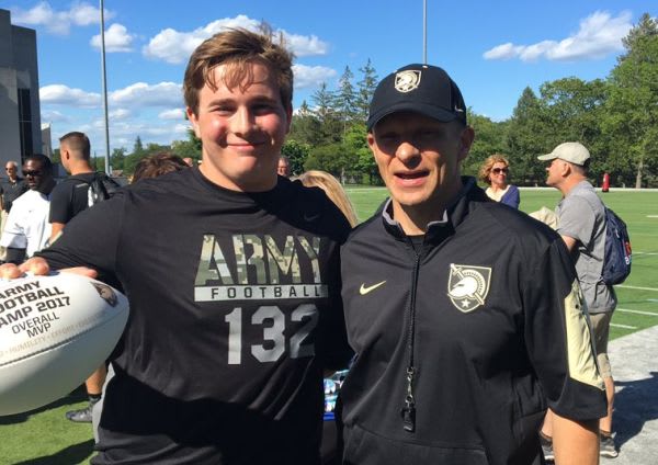 OL Will Andersen walks away with MVP Honors at Army Black Knights’ summer football camp