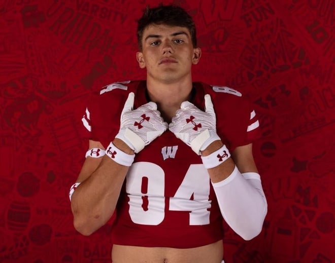 New Wisconsin commit JT Seagreaves competes in football, basketball and track at Monroe High School.