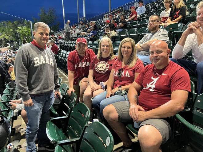 Alabama fans gather together before the Crimson Tide's win over Vanderbilt on Thursday night. Photo | Tony Tsoukalas, TideIllustrated