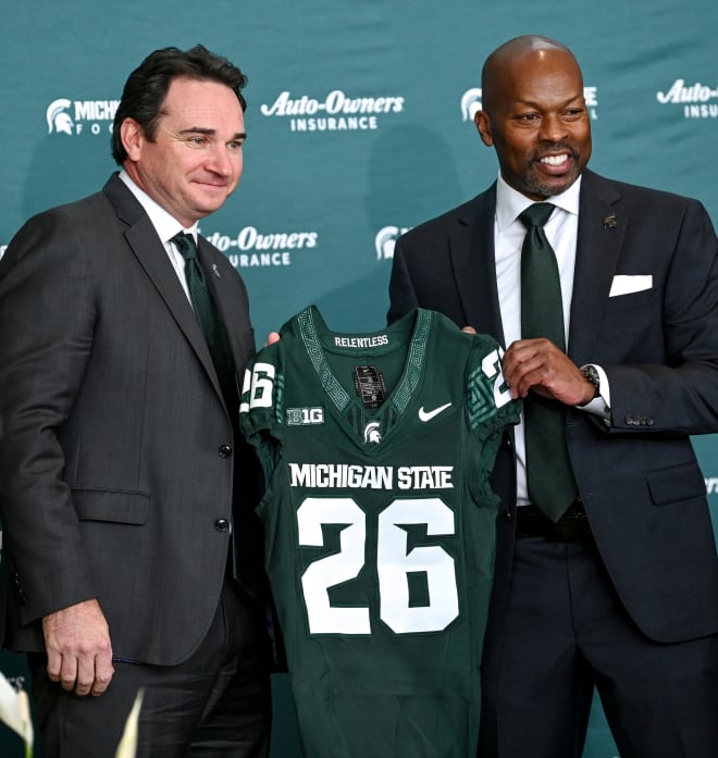 What will Michigan State uniforms look like under new coach Jonathan Smith Spartans Illustrated Michigan State Spartans Football Basketball Recruiting