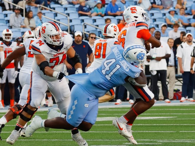 Kedrick Bingley-Jones' play in the win over Syracuse is an example of UNC's defensive depth up front.