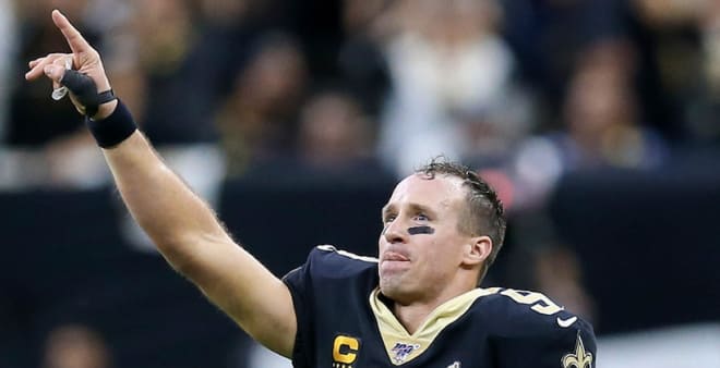 Brees breaks Manning's TD passing record; Saints crush the Colts