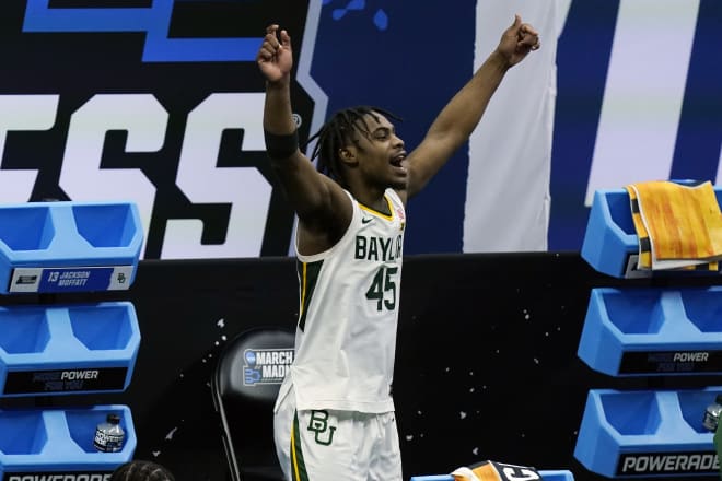 Baylor guard Davion Mitchell, who averages 14.0 points and 5.3 assists per game heading into Sunday's matchup again No. 9 Wisconsin