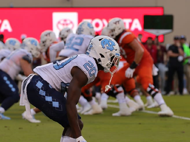 North Carolina junior cornerback Tony Grimes has a different number but is on the same mission. 