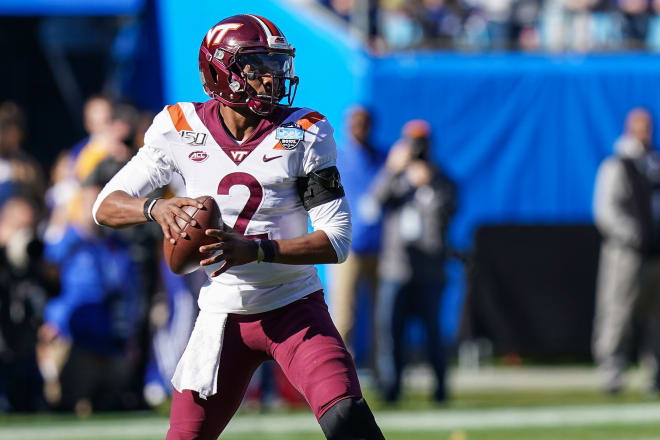 Virginia Tech Hokies football quarterback Hendon Hooker