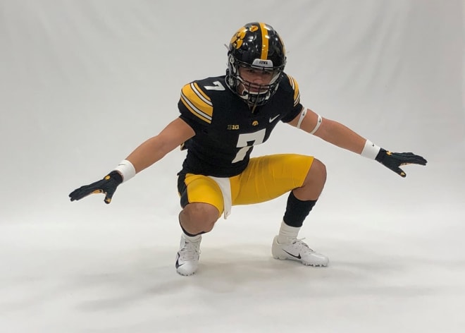 Iowa commit Arland Bruce IV is back on the football field. 