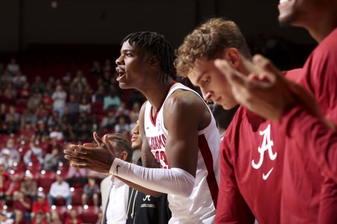 Alabama basketball forward Nick Pringle. Photo | Alabama Athletics 