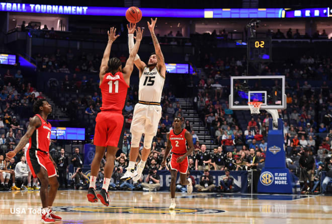 Jordan Geist scored a career-high 30 points in Missouri's win over Georgia in the SEC Tournament. (USA TODAY)