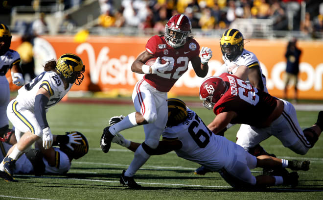 Michigan Wolverines football defensive tackle Jess Speight has made one career start — against Alabama in the Vrbo Citrus Bowl Jan. 1, 2020.