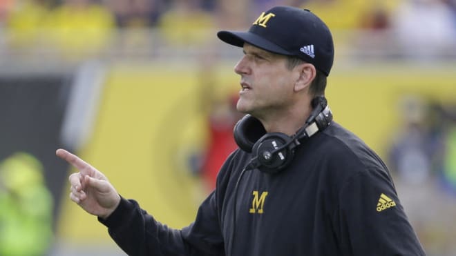 Michigan Wolverines football head coach Jim Harbaugh has the No. 6 recruiting class for 2021.