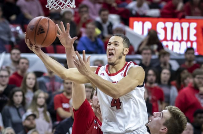 NC State sophomore forward Jericole Hellems scored a game-high 23 points in the Wolfpack's 69-54 win over visiting Wisconsin on Wednesday.