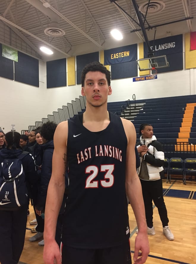 East Lansing (Mich.) High four-star power forward Brandon Johns is rated as the third-best player in the state of Michigan.