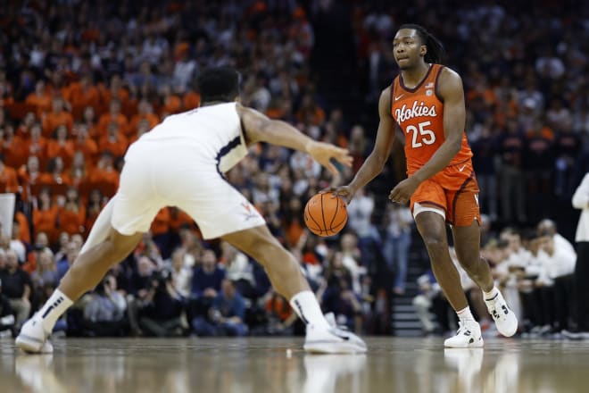 Virginia Tech forward Justyn Mutts, right, is a dynamic player. 