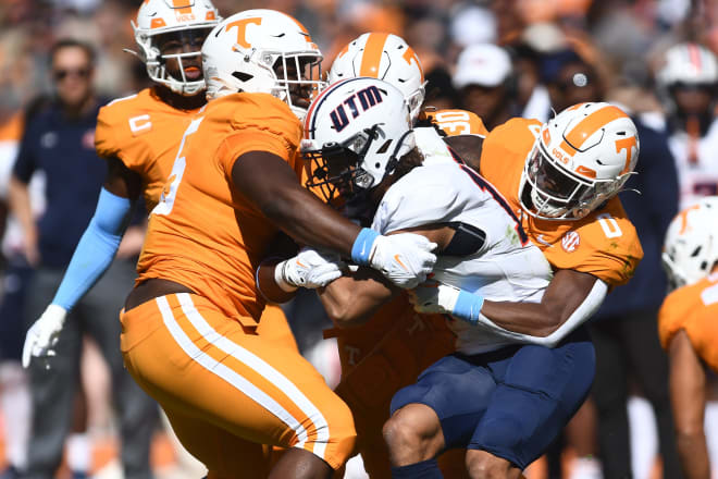 The Tennessee defense is limiting opponents to just 90 rushing yards per game. 