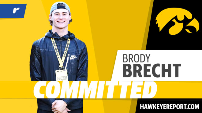 Ankeny native Brody Brecht is going to play football and baseball at Iowa.