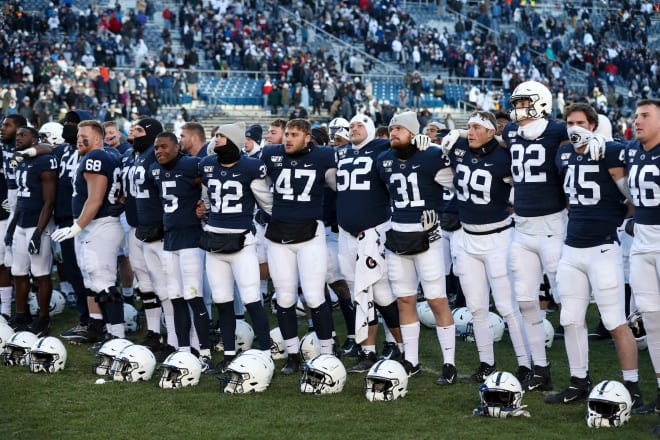To do list: 1. Beat Indiana. Check. 2. Sing this song. Check. 3. Hit The Showers! Oh, boy, it's a Penn State tradition!