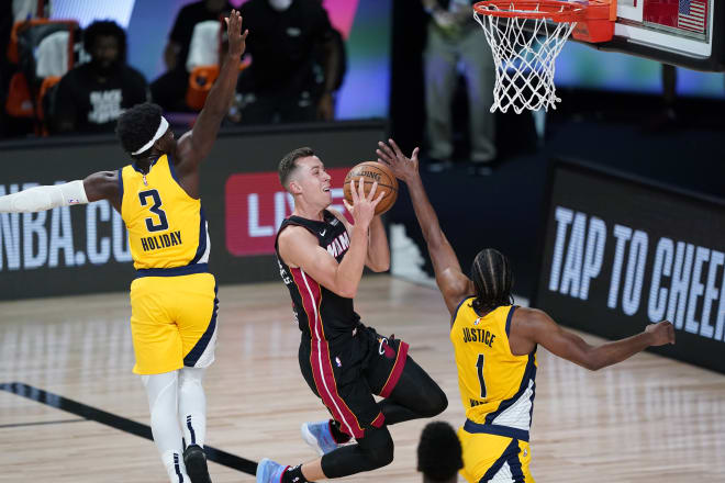 Former Michigan Wolverines basketball wing and current Miami Heat starter will play against the Boston Celtics in the Eastern Conference Finals.