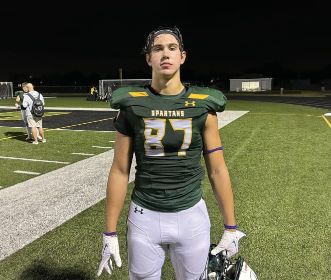 Northbrook (Ill.) Glenbrook North tight end Patrick Schaller was the first player to commit to Northwestern