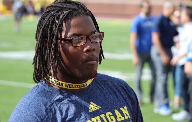 Rashan Gary proved his athleticism once again this winter. 