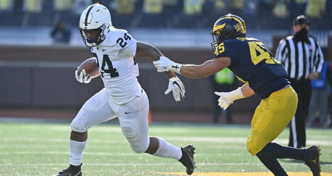 Keyvone Lee rushed for 134 yards against Michigan, helping the Lions win in Ann Arbor for the first time in over a decade.